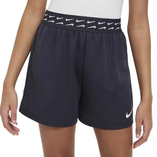 Shorts and Skirts Girl Nike Trophy 4in Shorts Girl  Gridiron/White FB1092015
