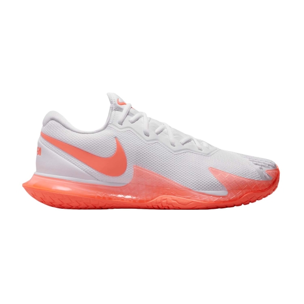 Men`s Tennis Shoes Nike Air Zoom Vapor Cage 4 Rafa HC  White/Bright Mango DD1579106