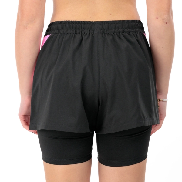 Puma Individual 2 in 1 3in Pantaloncini - Black/Poison Pink