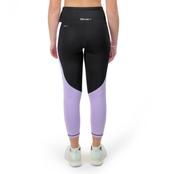 Puma Individual 3/4 Tights - Black/Vivid Violet