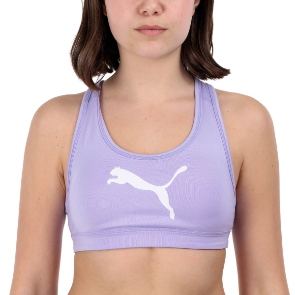 Sujetador y Ropa Interior Mujer Puma Individual 4 Sujetador Deportivo  Vivid Violet 93919018