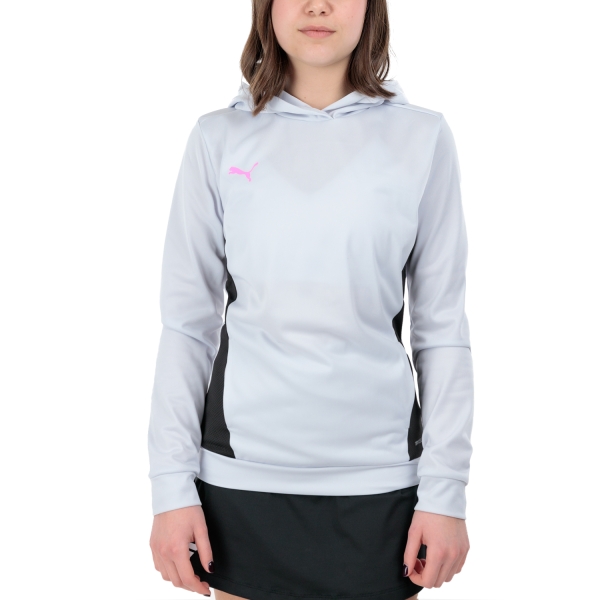 Women's Tennis Shirts and Hoodies Puma Individual TRG Hoodie  Black/Poison Pink 93918314