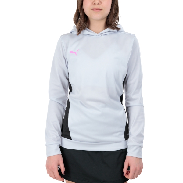 Women's Tennis Shirts and Hoodies Puma Individual TRG Hoodie  Black/Poison Pink 93918314