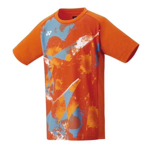 Polo y Camiseta de Tenis Niño Yonex Practice Crew Camiseta Ninos  Bright Orange YJ16696BO