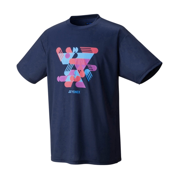 Tennis Polo and Shirts Boy Yonex Practice Pro TShirt Junior  Indigo Marine YJ0043IM