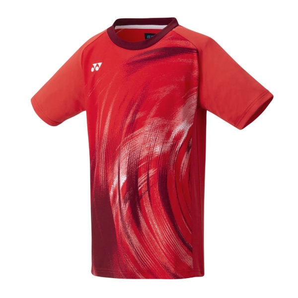 Tennis Polo and Shirts Boy Yonex Practice Pro TShirt Junior  Pearl Red YJ16695RP