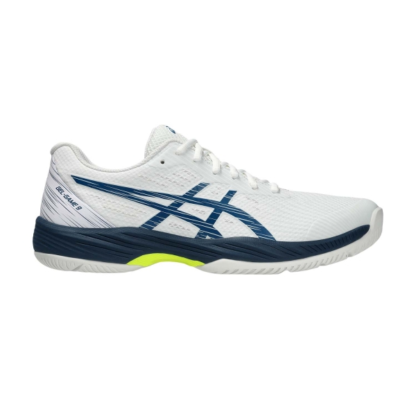 Asics Gel Game 9 White Mako Blue