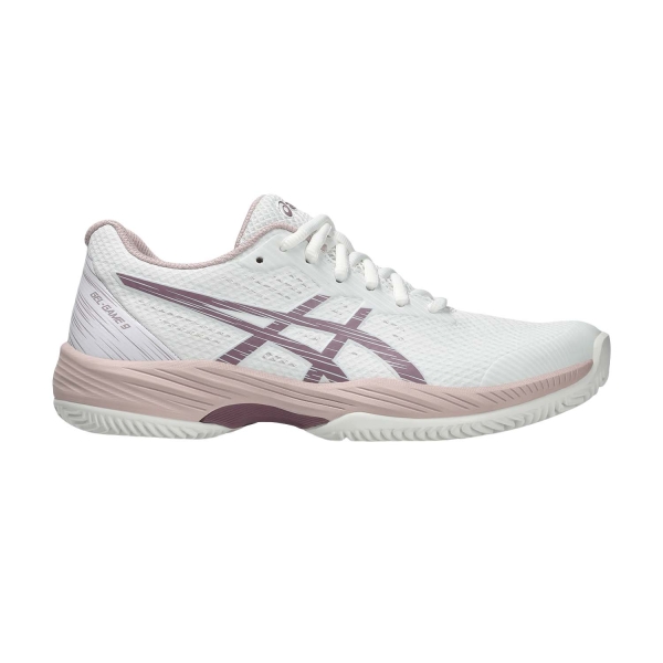 Women`s Tennis Shoes Asics Gel Game 9 Clay/OC  White/Dusty Muave 1042A217106
