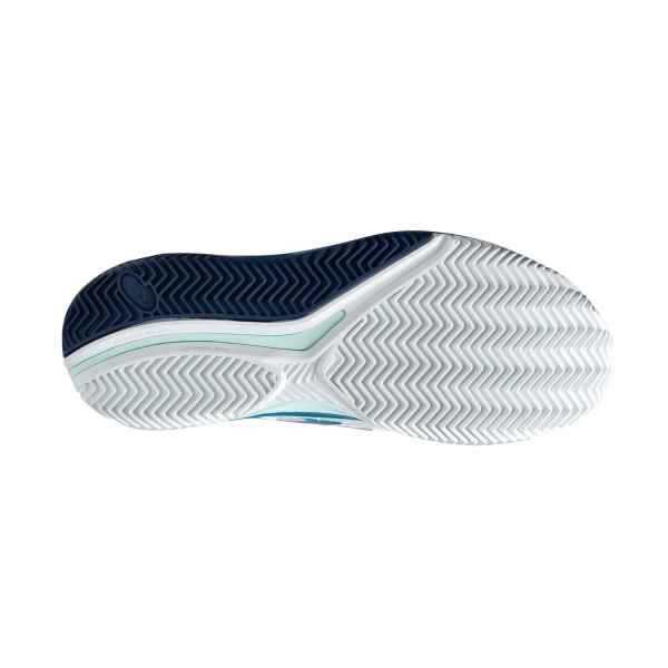 Asics Gel Resolution 9 Clay - White/Teal Blue