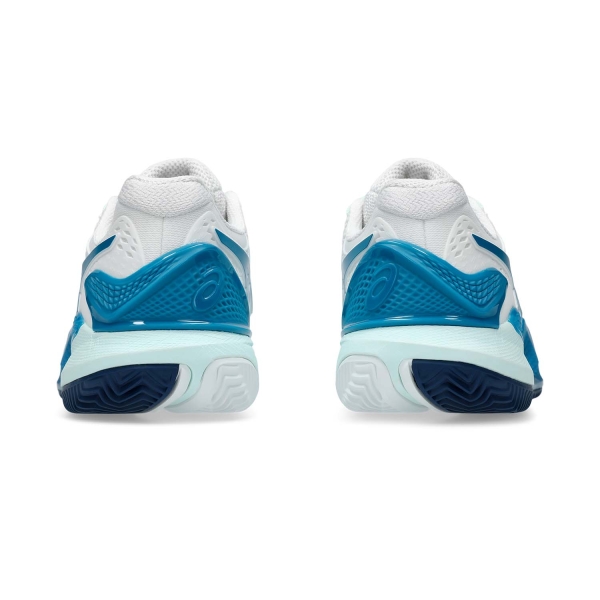Asics Gel Resolution 9 Clay - White/Teal Blue