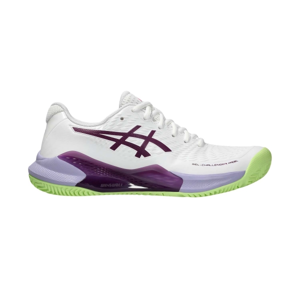 Women`s Tennis Shoes Asics Gel Challenger 14 Padel  White/Deep Muave 1042A232101