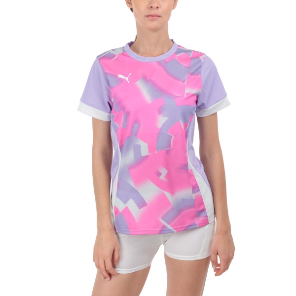 Camisetas y Polos de Tenis Mujer Puma IndividualGOAL Camiseta  Vivid Violet 93918118