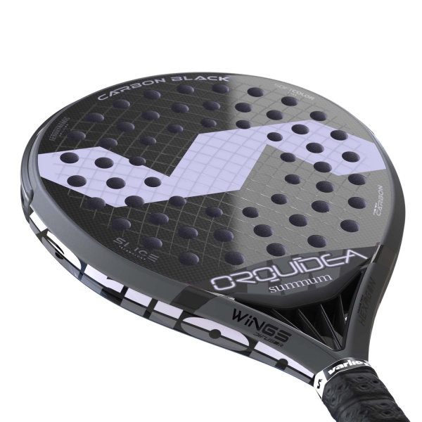 Varlion LW Summum Carbon Black Orquídea Padel - Black/Pale Lilac