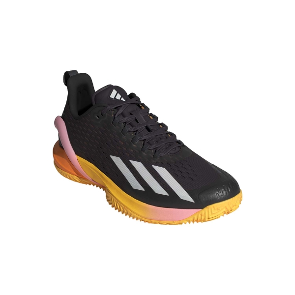 adidas adizero Cybersonic Clay - Aurora Black/Zero Metallic/Spark