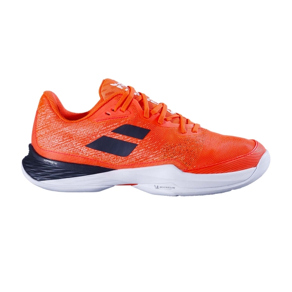 Junior Tennis Shoes Babolat Jet Mach 3 All Court Junior  Strike Red/White 33S246485059