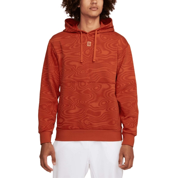 Men's Tennis Shirts and Hoodies Nike Heritage Hoodie  Rust Factor FD5396811
