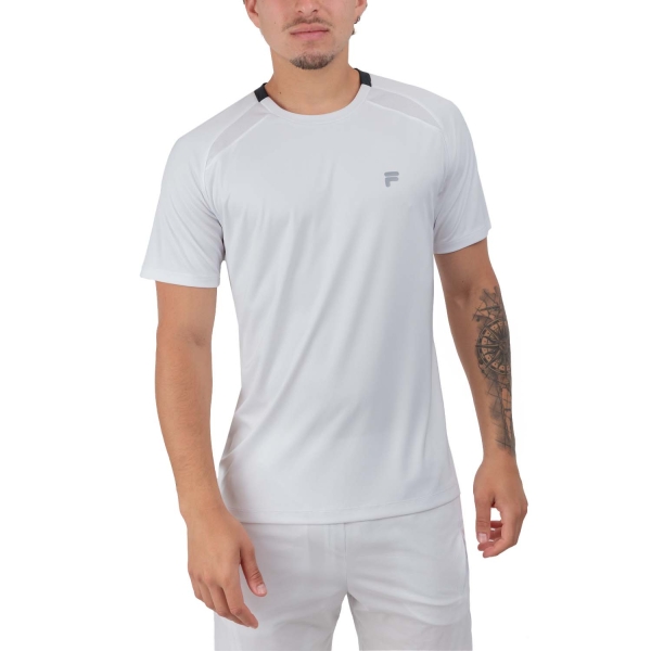 Men's Tennis Shirts Fila Cassian TShirt  White XFM241300001