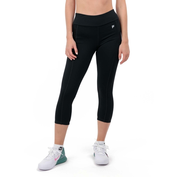 Pantalones y Tights de Tenis Mujer Fila Giselle Tights  Black/Hot Pink XFL2418129952