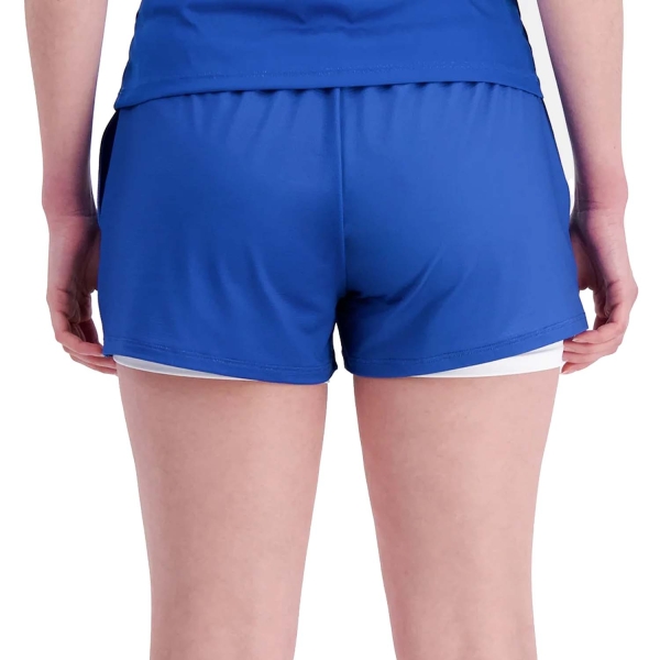Le Coq Sportif Pro Logo 3in Shorts - Lapis Blue/New Optical White