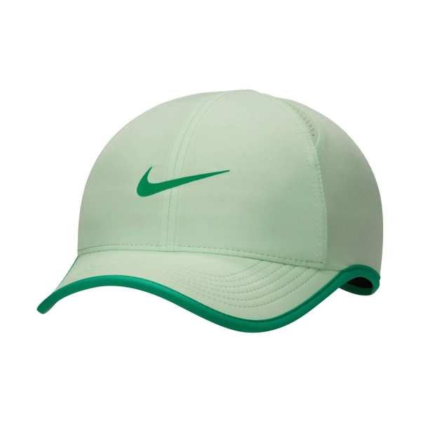 Tennis Hats and Visors Nike Club Cap Junior  Vapor Green/Stadium Green FB5062376