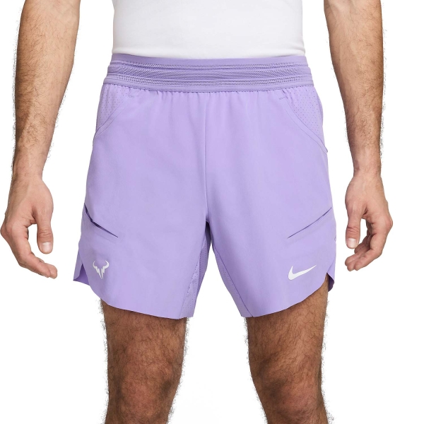 Pantalones Cortos Tenis Hombre Nike DriFIT ADV Rafa Nadal 7in Shorts  Space Purple/White DV2881567