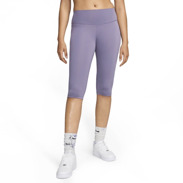 Pantalones y Tights de Tenis Mujer Nike One Logo Capri  Daybreak/Black FN3239509