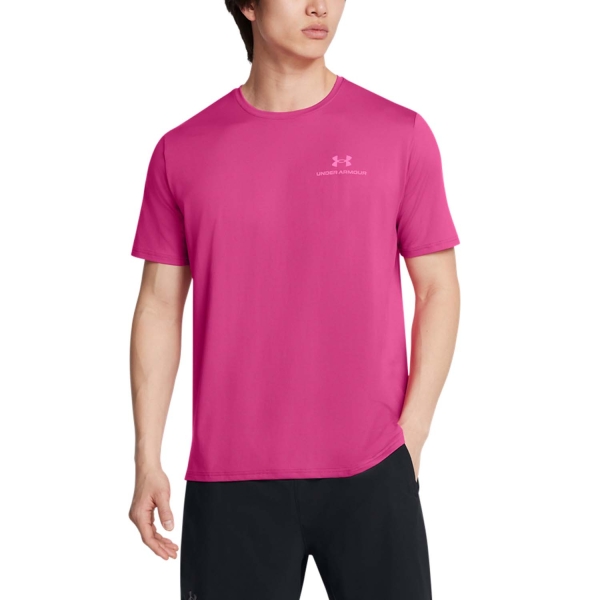 Camisetas de Tenis Hombre Under Armour Rush Energy Camiseta  Astro Pink 13839730686