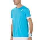 Asics Court Camiseta - Digital Aqua/Brilliant White