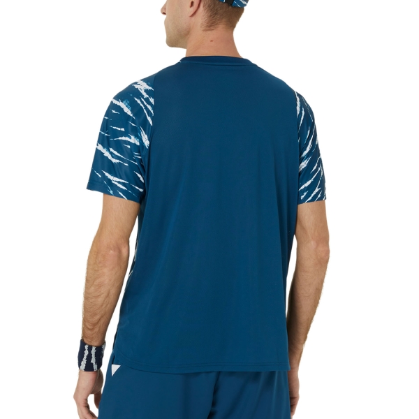 Asics Game Logo Maglietta - Mako Blue