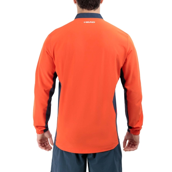 Head Breaker Logo Jacket - Orange Alert/Navy