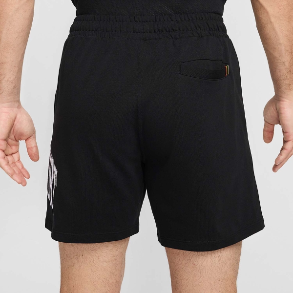 Nike Court Heritage Mid 6in Shorts - Black/White/Flat Pewter