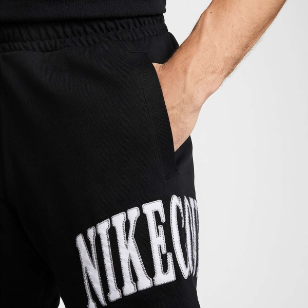 Nike Court Heritage Mid 6in Shorts - Black/White/Flat Pewter