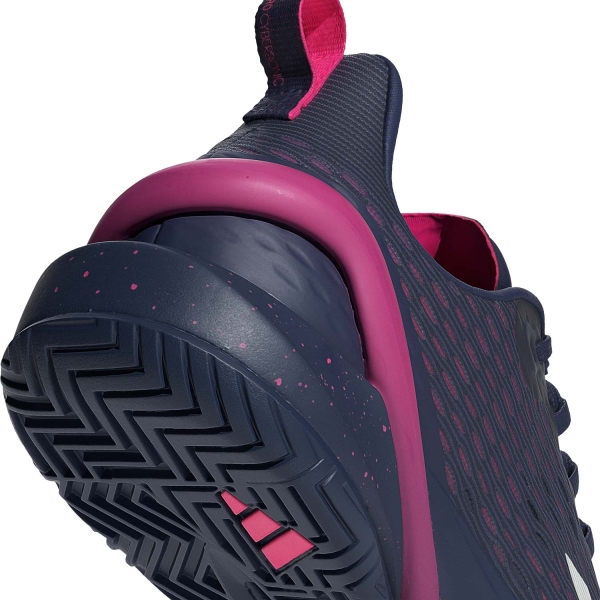 adidas adizero Cybersonic - Dark Blue/Zero Metallic/Team Shock Pink 2