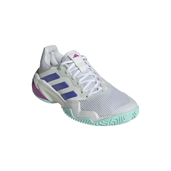 adidas Barricade 13 - Cloud White/Cobalt Blue/Purple Burst