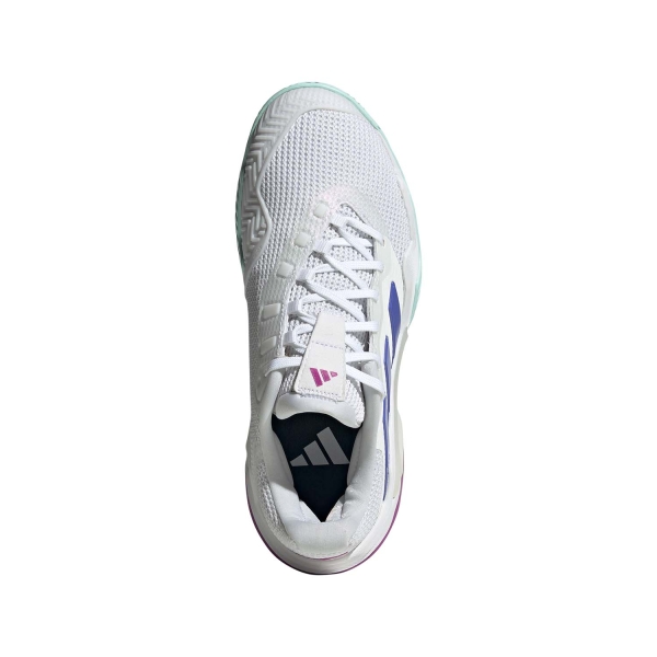 adidas Barricade 13 - Cloud White/Cobalt Blue/Purple Burst