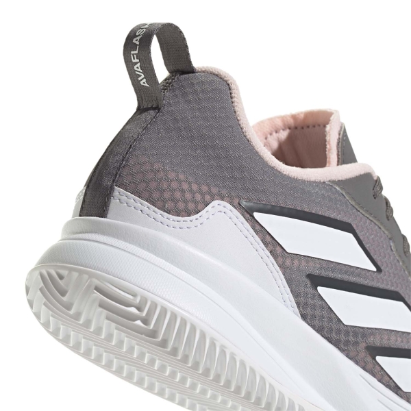 adidas AvaFlash Clay - Grey Four/FTWR White/Sandy Pink
