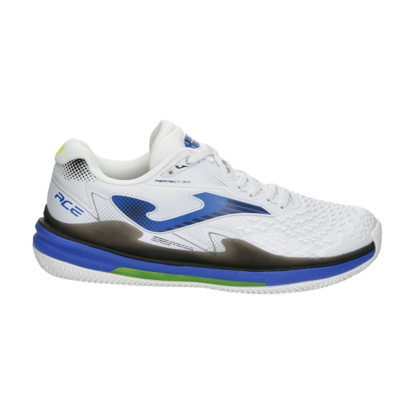 Calzado Tenis Hombre Joma Ace Carbon Clay  White/Blue TACES2402C