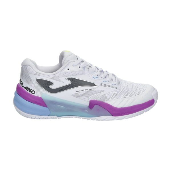 Women`s Tennis Shoes Joma Roland  White/Violet TROLS2402AC