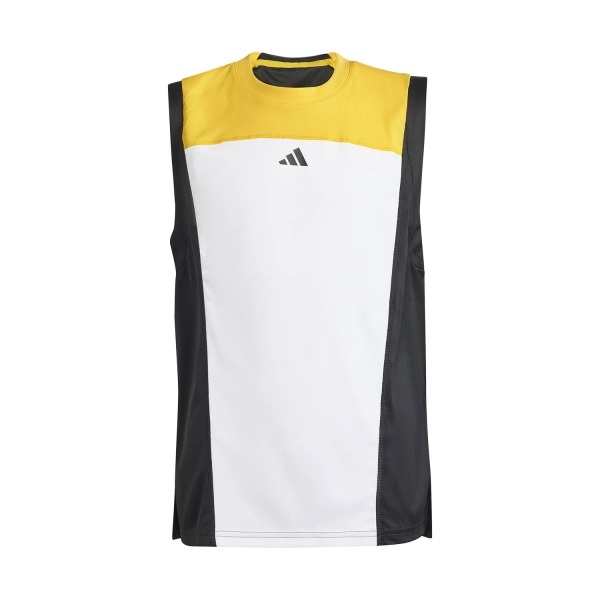 Top and Shirts Girl adidas Logo Pro Tank Girl  White/Spark/Black IN6496