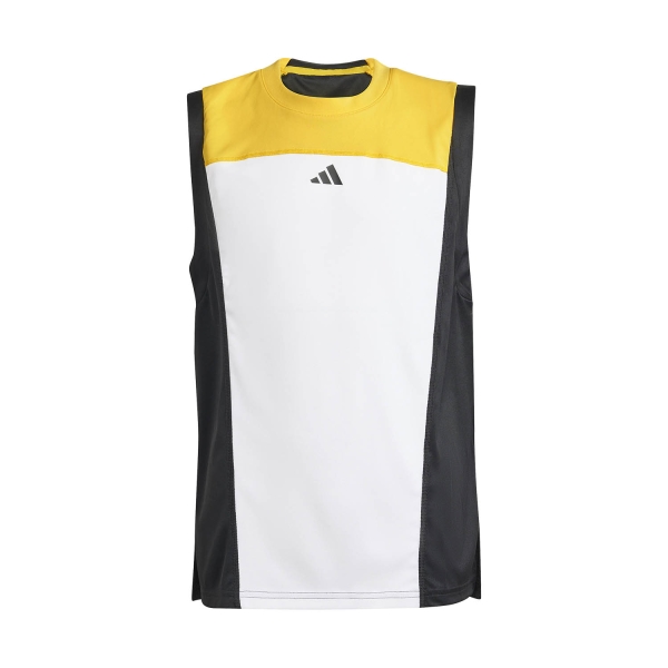 Top e Maglie Girl adidas adidas Logo Pro Canotta Bambina  White/Spark/Black  White/Spark/Black IN6496