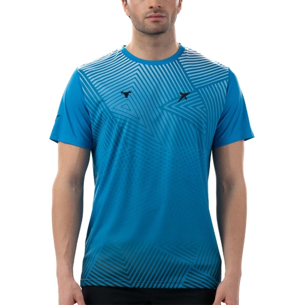 Camisetas de Tenis Hombre Drop Shot Abian Campa Camiseta  Azul DT301301AZ