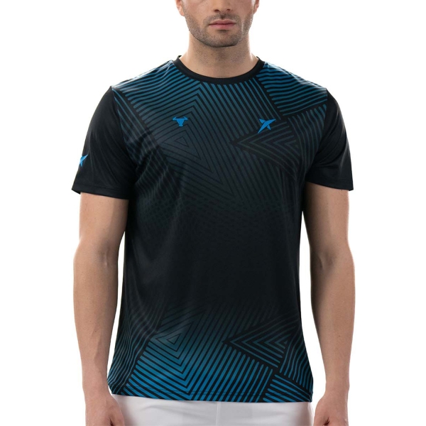 Camisetas de Tenis Hombre Drop Shot Abian Campa Camiseta  Negro DT301301N