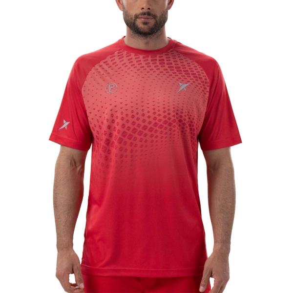 Maglietta Tennis Uomo Drop Shot Benara Lima Maglietta  Rojo DT301304R