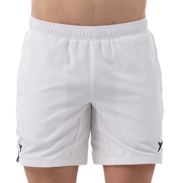 Pantalones Cortos Tenis Hombre Drop Shot Abian Campa 7.5in Shorts  Blanco DT301502B