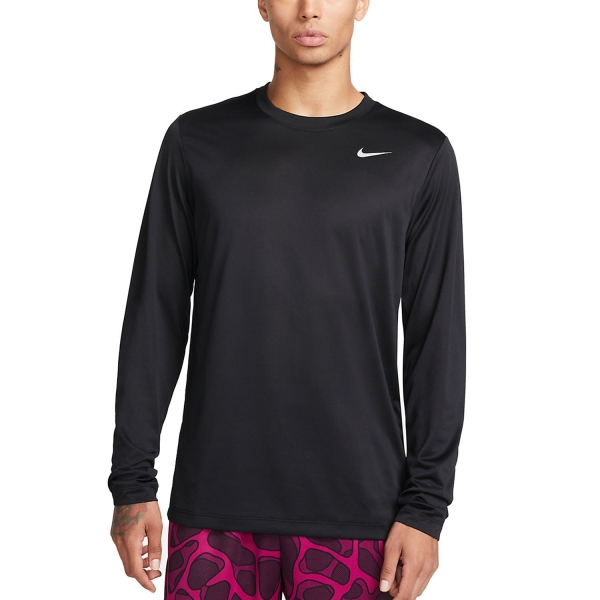 Camisetas y Sudaderas Hombre Nike DriFIT Legend Camisa  Black/Matte Silver DX0993010