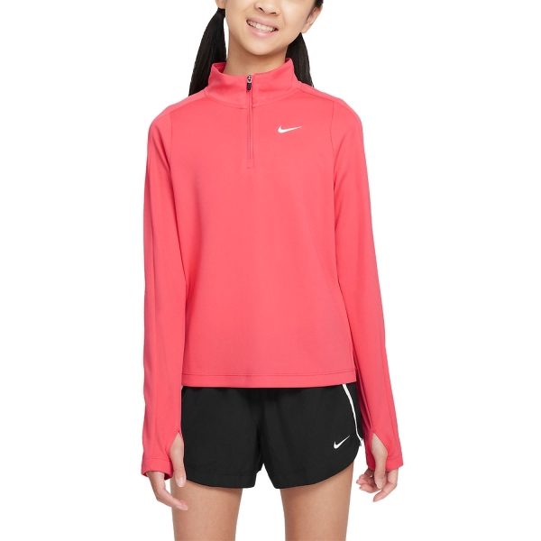 Top and Shirts Girl Nike DriFIT Shirt Girl  Aster Pink/White FD2853629