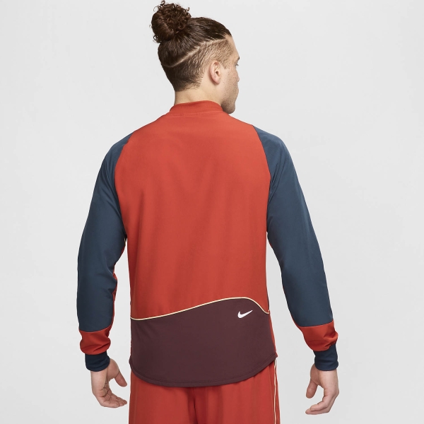 Nike Court Advantage Jacket - Dragon Red/Burgundy Crush/White