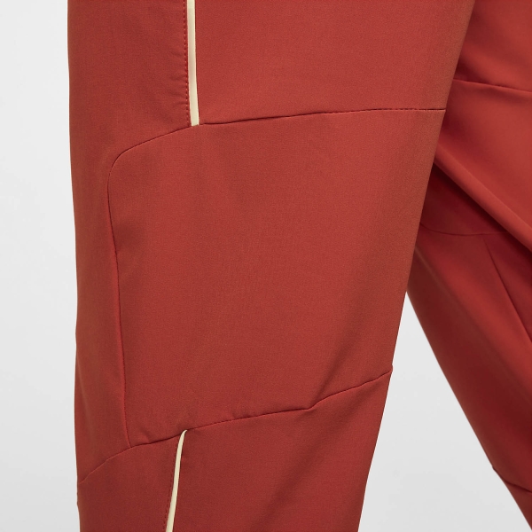 Nike Court Advantage Pants - Dragon Red/Life Lime/White