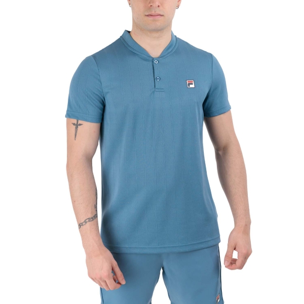 Camisetas de Tenis Hombre Fila Addison Polo  Captains Blue TFM2423021470