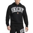 Nike Court Heritage Hoodie - Black/White/Flat Pewter